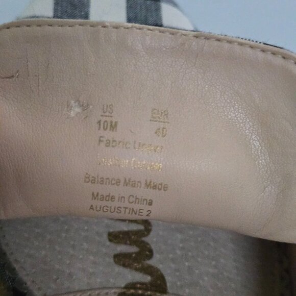 Sam Edelman Black White Gingham Point Toe Mules Fabric Upper Size 10 - Picture 9 of 10